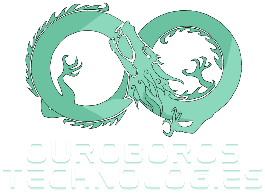 Logo Ouroboros Tosca with Text